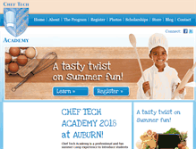 Tablet Screenshot of cheftechacademy.com
